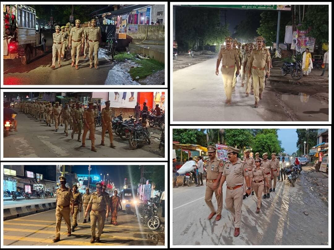 <nis:link nis:type=tag nis:id=ssp_अयोध्या nis:value=SSP_अयोध्या nis:enabled=true nis:link/> के निर्देशन में जनपद में अपराध नियंत्रण शांति/सुरक्षा व कानून व्यवस्था तथा आम जनमानस में सुरक्षा की भावना बनाये रखने हेतु अयोध्या पुलिस द्वारा विभिन्न स्थानों पर पैदल गश्त कर संदिग्ध व्यक्ति/वाहनों की चेकिंग की जा रही है।
<nis:link nis:type=tag nis:id=uppolice nis:value=UPPolice nis:enabled=true nis:link/> <nis:link nis:type=tag nis:id=ayodhyapolice nis:value=ayodhyapolice nis:enabled=true nis:link/> https://t.co/tnpmnmEaky