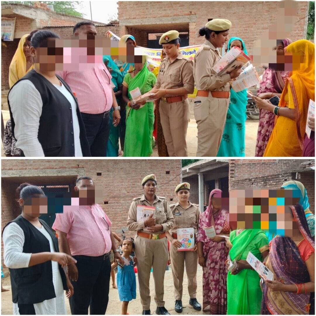 मिशन_शक्ति-5.0 अभियान के तहत थाना एलाऊ <nis:link nis:type=tag nis:id=antiromeoteams nis:value=AntiRomeoTeams nis:enabled=true nis:link/> द्वारा महिलाओं/बालिकाओं/छात्राओं को महिला सुरक्षा हेल्पलाइन नं0-1090, 1076, 112, 1930 एवं सरकार की जनकल्याणकारी योजनाओं के संबंध में जागरूक किया।
<nis:link nis:type=tag nis:id=missionshakti5 nis:value=MissionShakti5 nis:enabled=true nis:link/>
<nis:link nis:type=tag nis:id=missionshaktiupp nis:value=MissionShaktiUPP nis:enabled=true nis:link/> https://t.co/zY77ORBcSp