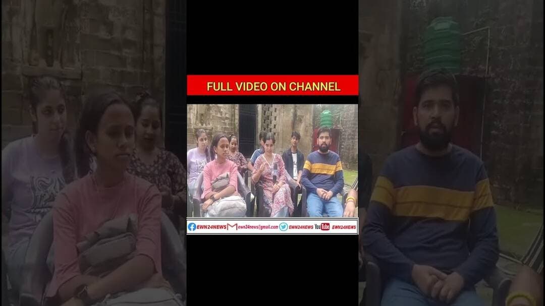 नीट पेपर लीक केस : देहरा के युवाओं का छलका दर्द ... #NEET #paperleak #Dehra #Haripur #protest
