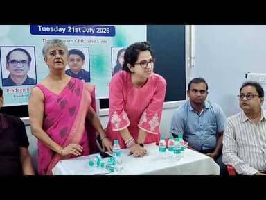 अलीगढ़ शाखा के सहयोग से एक महत्वपूर्ण सीपीआर प्रशिक्षण कार्यक्रम का आयोजन किया गया#jnsnews24 #viral
