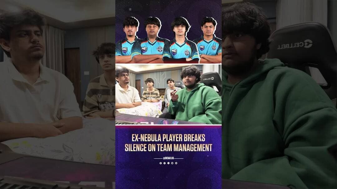 Ex-Nebula Player Breaks Silence on Team Management 👀#Nebula #BGMI #GamingNews #EsportsIndia #news