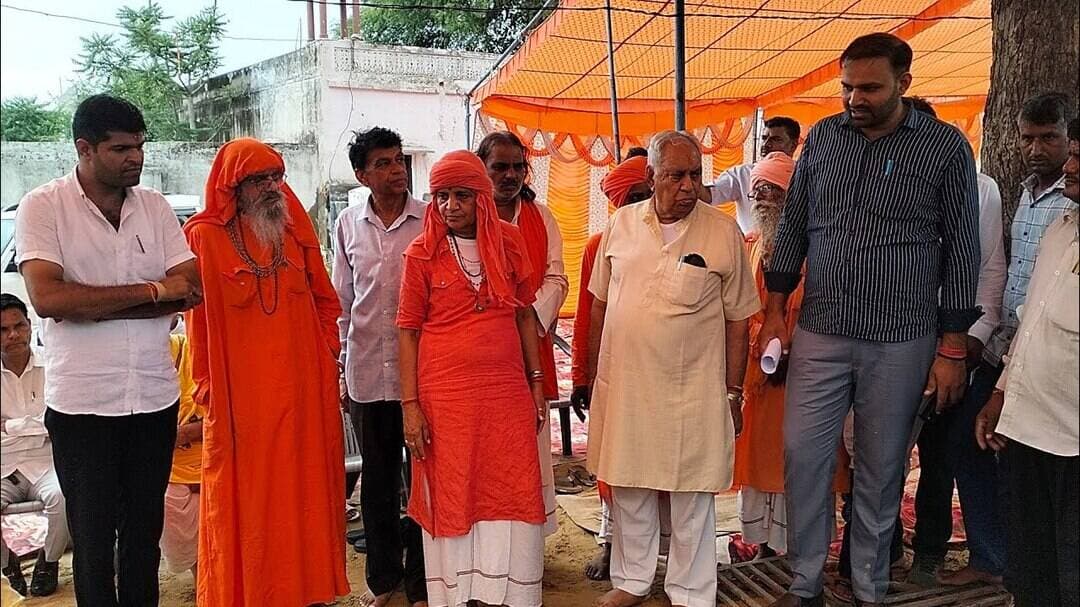 #sangalpati aashram#नेछवा मे शिवालय का भूमि पूजन #कानड़ दास#मोहनदास महाराज#रामदेव मंदिर