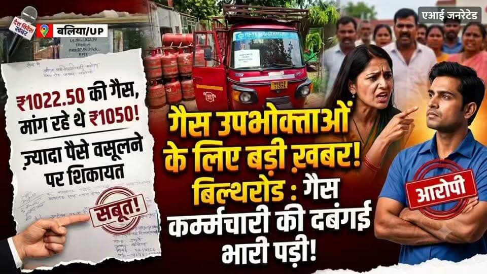 🚨 गैस उपभोक्ताओं के लिए जरूरी खबर! बिल्थरारोड में गैस एजेंसी कर्मचारी की दबंगई पड़ी भारी!
ओम एचपी गैस एजेंसी के एक कर्मचारी ने उपभोक्ता से सिलेंडर के तय रेट से ज्यादा (1050 रुपये) मांगे। जब उपभोक्ता ने विरोध किया, तो कर्मचारी ने गाली-गलौज करते हुए कहा- "तुम कोई मंत्री-विधायक नहीं हो" और उसे धक्का देकर बाहर निकाल दिया।
मामले की शिकायत मिलते ही SDM शरद चौधरी ने तुरंत सख्त एक्शन लिया है! आपूर्ति निरीक्षक को जांच कर कड़ी कार्रवाई के निर्देश दिए गए हैं।
✅ प्रशासन का बड़ा कदम: अब सभी गैस डिलीवरी वाहनों पर निर्धारित मूल्य (₹1022.50) का नोटिस चस्पा कर दिया गया है।
⚠️ SDM की सख्त अपील: अगर कोई भी गैस एजेंसी संचालक या कर्मचारी तय शुल्क से एक रुपया भी ज्यादा मांगे, तो डरें नहीं, तुरंत शिकायत करें। दोषियों के खिलाफ सख्त कार्रवाई होगी!
आम जनता अपने अधिकारों के प्रति जागरूक रहे। इस जानकारी को ज्यादा से ज्यादा लोगों तक पहुँचाने के लिए शेयर करें। 👇
#BeltharaRoad #BalliaNews #BalliaUpdate #GasAgency #SDMAction #ConsumerRights #PublicAwareness #UPNews #LocalNews