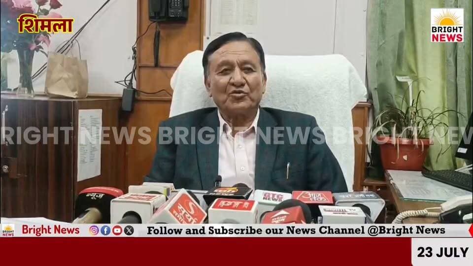 -#शिमला --हिमाचल में बारिश से 178 सड़कें बंद, बोह में 18 मकान क्षतिग्रस्त, अब तक 75 लोगों की मौत--जगत सिंह नेगी
#BrightNews #Shimla #HimachalPradesh #HPNews #HimachalNews #IndiaNews #LocalNews #BreakingNews #Monsoon2026 #RainDamage #JagatSinghNegi #RevenueMinister #HorticultureMinister #HPGovt #SukhuGovt #RoadBlocked #178Roads #141DTR #188WaterSchemes #BohValley #Shahpur #Kangra #Flood #18HousesDamaged #ReliefWork #Rehabilitation #DeathToll #75Deaths #Disaster #Landslide #WeatherAlert #NEETPaperLeak #PaperLeak #StudentSuicide #BJPCriticism #LawAndOrder #PoliticalStatement #Congress #BJP #HimachalPolitics #PublicSafety #DisasterManagement #RescueOperation #Shelter #SeniorSecondarySchool #Himachal24x7 #HimachalToday #CurrentNews #NewsUpdate #DevBhoomi #HimachalDiaries #HimachalUpdates #NorthIndiaNews #HillState #MonsoonAlert #PublicInformation #CitizenAlert #RainUpdate