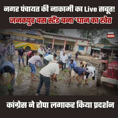 बस स्टैंड बना 'धान का खेत'!
नगर पंचायत की नाकामी पर कांग्रेस का अनोखा प्रदर्शन, धान रोपकर जताया विरोध
#Janakpurbusstand #nagarpanchayat