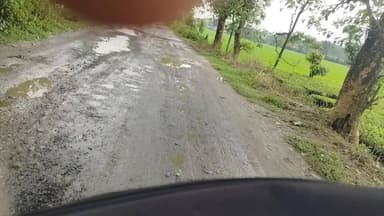 ठाकुरगंज - NH-327-E गर्दनकट्टा से गरीब नवाज चौक तक सड़क की स्तिथि Live