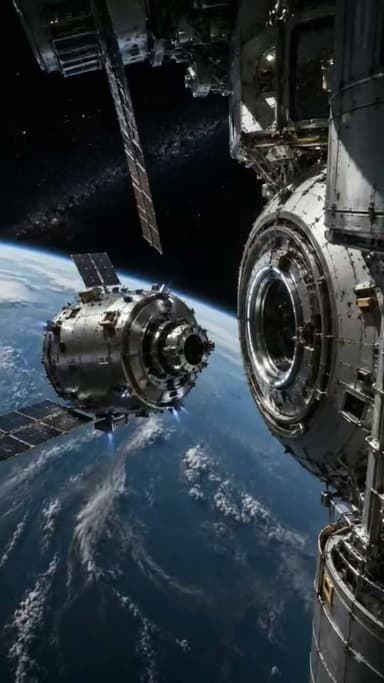 Parallel parking is hard enough on Earth, imagine doing it at 17,500 mph! Watching these modules connect is pure engineering magic. Tag a friend who still struggles with reverse parking. #SpaceHumor #SciFi #SpaceTravel #Engineering
