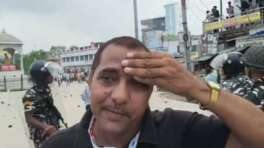 औरंगाबाद रमेश चौक पर जमकर हुआ पथराव, रण क्षेत्र में तब्दील, एक पत्रकार भी घायल।#Nonfollowers @highlight #औरंगाबाद #samratchaudhari