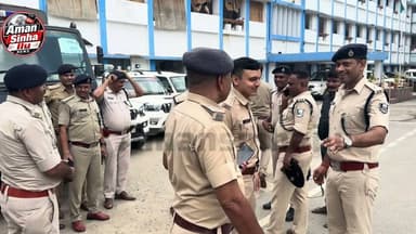नवादा शहर में छात्र आंदोलन बंद को लेकर नवादा पुलिस हाई अलर्ट पर है।#NawadaNews #BiharNews