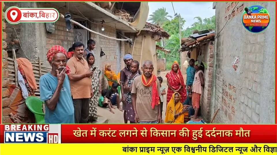 #बांका में धान पटवन के दौरान हुआ हादसा, करंट लगने से किसान की हुई दर्दनाक मौत
#followmeonfacebook #highlightseveryonefollowers
