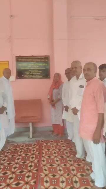 ग्राम करवड़ में विधायक कोष से किए गए विभिन्न निर्माण कार्यों का विधायक दीपचंद खेरिया ने उद्घाटन किया