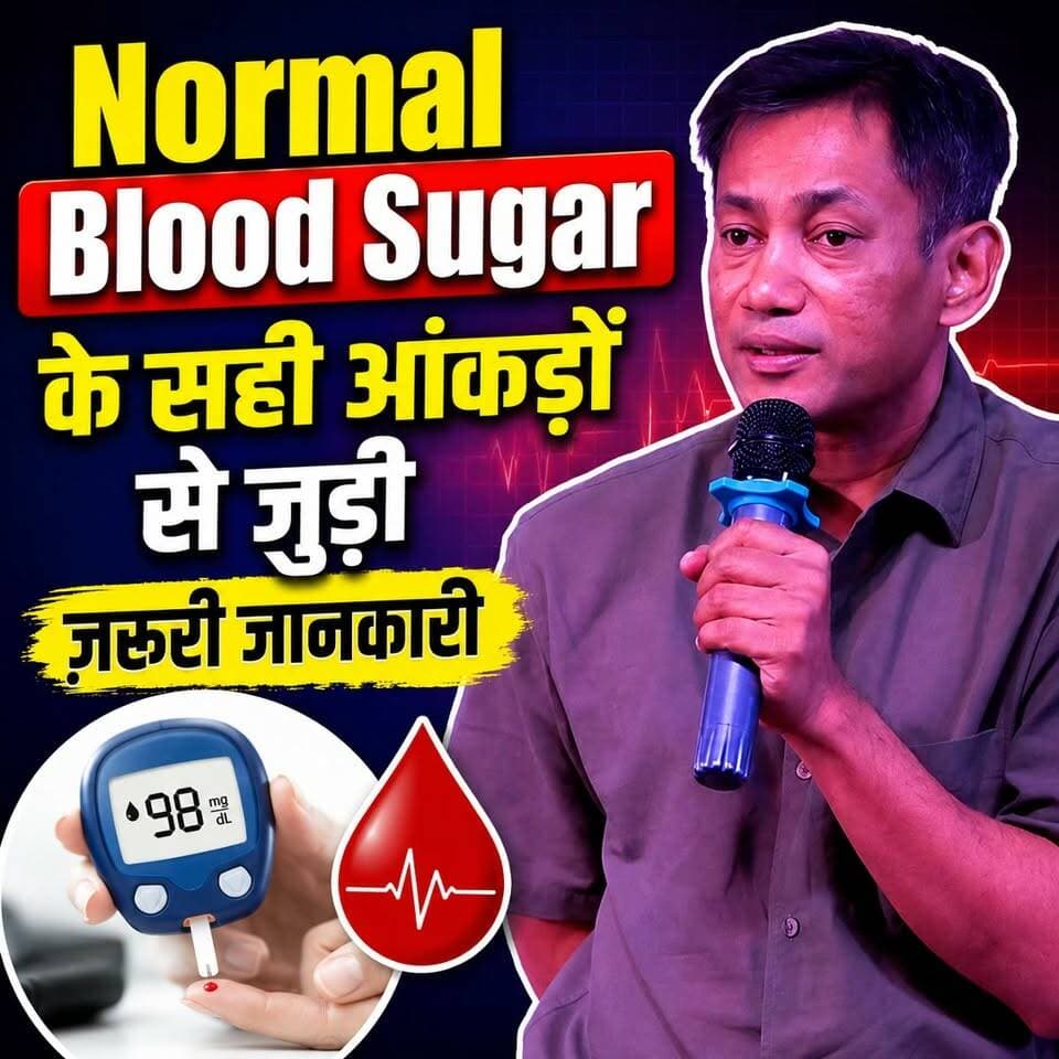 Normal Blood Sugar के सही आंकड़ों से जुड़ी ज़रूरी जानकारी
इस वीडियो में जानिए:
Normal Blood Sugar के सामान्य आंकड़े
कब Blood Sugar पर ध्यान देने की ज़रूरत होती है
स्वस्थ जीवनशैली से Blood Sugar संतुलित रखने के सामान्य उपाय
Helpline Number: 9312286540
WhatsApp Number: 9560979433
#BloodSugar #BloodSugarAwareness #HealthEducation #HealthyLifestyle #DiabetesAwareness #DrBRC