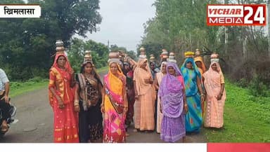 सात गांव, सात मंदिर... बारिश के लिए महिलाओं ने उठाया आस्था का बीड़ा #bina #binanews #binavidhansabha #khurai #khurainews #khuraimadhyapradesh #KhuraiNews #bariah #mousam #khimlasa #pani #mandir #BreakingNews