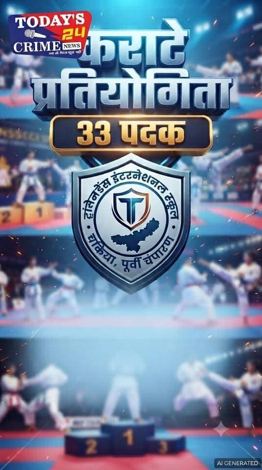 कराटे प्रतियोगिता में ट्रांसेनडेंस इंटरनेशनल स्कूल के खिलाड़ियों का शानदार प्रदर्शन, जीते 33 पदक
पूर्वी चंपारण के ढाका में 26 जुलाई को आयोजित राज्यस्तरीय ओपन इन्विटेशनल कराटे चैंपियनशिप में ट्रांसेनडेंस इंटरनेशनल स्कूल,ल चकिया के विद्यार्थियों ने उत्कृष्ट प्रदर्शन करते हुए कुल 33 पदक जीतकर विद्यालय एवं क्षेत्र का नाम रोशन किया। प्रतियोगिता में विद्यालय के 33 खिलाड़ियों ने भाग लिया और सभी खिलाड़ियों ने पदक हासिल कर अपनी प्रतिभा का परिचय दिया।।।।।।।।।।।।
#motiharinews #amiteshkumar #motiharinewsupdate #Todays_24_Crime_News #motiharpolice