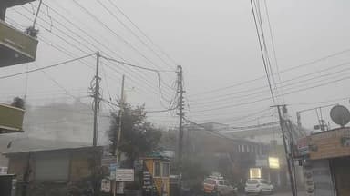 पठानकोट चौंक जोगिंद्रनगर का सुबह का नज़ारा