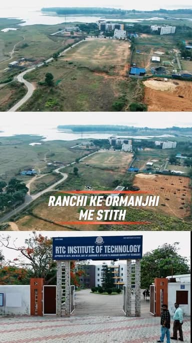 To comment mai btaye aap ye college ko explore kiye ho?
RTC INSTITUTE OF TECHNOLOGY ORMANJHI RANCHI
#dhanbad #jharkhand #ranchi #college #engineering