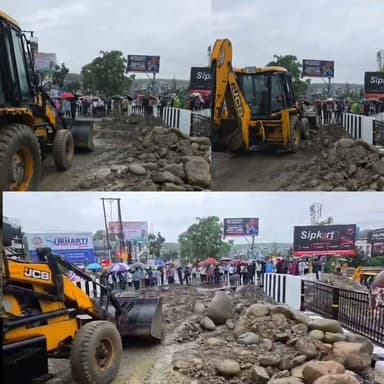 Dehradun आज दिनांक 28/07/2026 की प्रातः कोतवाली प्रेम नगर को नंदा की चौकी के पास पुलिया के क्षतिग्रस्त होने की सूचना प्राप्त हुई, उक्त सूचना पर कोतवाली प्रेम नगर से पुलिस बल तत्काल मौके पर पहुंचा। मौके पर नंदा की चौकी के पास बनी पुलिया पूर्ण रूप से सुरक्षित मिली तथा भारी बारिश के कारण पुलिया के पास बनी एप्रोच रोड के नीचे से मिट्टी बह जाने से एप्रोच रोड का क्षतिग्रस्त होना पाया गया, उक्त क्षतिग्रस्त मार्ग को संबंधित कार्यवाही संस्था द्वारा ठीक करने का कार्य किया जा रहा है, जल्द ही मार्ग को यातायात के लिए सुचारु किया जाएगा।
#DEHRADUN #UTTRAKHAND #BBR #LIVE #UTTRAKHAND #NEWS