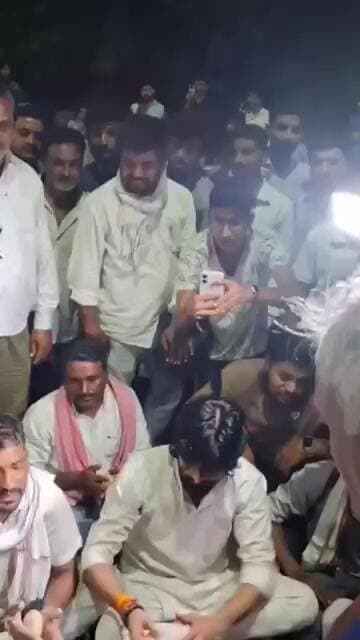 नर्मदापुरम से भोपाल पहुंचा संयुक्त किसान मोर्चा सड़क पर किया चक्काजाम भारी पुलिस बल तैनात #किसान