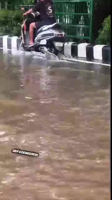 Sadak pe pani jana ho raha tha or us janwar ki zindgi khatre mai the |✓#viral #sidfoodmission