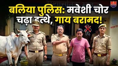 बलिया: दिउली गांव से चुराई गई गाय के साथ 1 शातिर चोर गिरफ्तार, बांसडीहरोड पुलिस को मिली सफलता 🚔🐄
बलिया पुलिस अधीक्षक ओमवीर सिंह के निर्देशन में चलाए जा रहे सघन अभियान के तहत थाना बांसडीहरोड पुलिस ने चोरी की एक राशि गोवंश (गाय) के साथ आरोपी रूस्तम अहमद को गिरफ्तार किया है।
मुख्य बातें:
घटना: 23 जुलाई को दिउली गांव से गाय चोरी हुई थी।
गिरफ्तारी: पुलिस ने बांसडीहरोड तिराहे के पास से आरोपी रूस्तम अहमद को चोरी की गाय के साथ पकड़ा, जिसे वह बेचने की फिराक में था।
फरार साथी: आरोपी का साथी नवाजीश अंधेरे का फायदा उठाकर भागने में सफल रहा, जिसकी तलाश में पुलिस दबिश दे रही है।
कार्रवाई: गाय को पहचान के बाद उसके मालिक को सुपुर्द कर दिया गया है। पकड़े गए आरोपी को न्यायालय भेज दिया गया है।
#BalliaPolice #UPPolice #BalliaNews #CrimeUpdate #CattleTheft