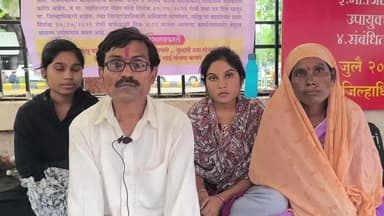 नांदेड: पाटोदा येथे अतिवृष्टीमुळे घर व गायी गुरांचा गोठा वाहून गेल्याचे नुकसान भरपाई मिळण्यासाठी बामणे कुटुंबाचे आमरण ऊपोषण सुरू