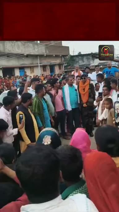 घोड़दौड़ का लाल बना देश का प्रहरी, जवान संदीप के स्वागत में उमड़ा जनसैलाब..