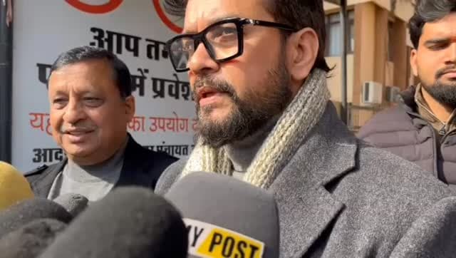 अनुराग ठाकुर ने हिमाचल प्रदेश सरकार पर निशाना साधते हुए
