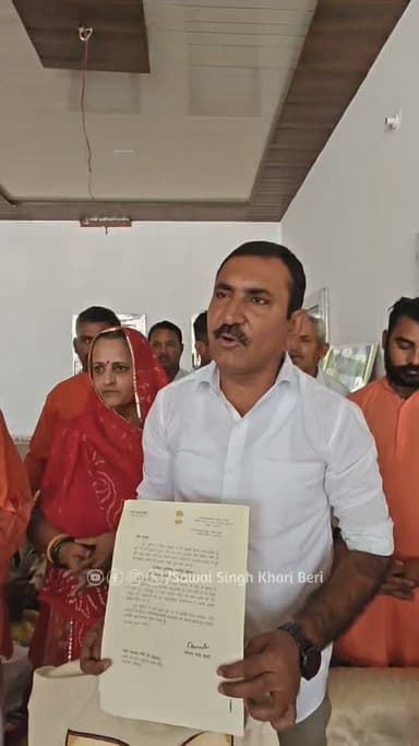 राजस्थान मुख्यमंत्री भजनलाल शर्मा द्वारा #गुरुवंदन_कार्यक्रम के अंतर्गत अनोखी पहल भाजपा जिला उपाध्यक्ष जसवंत सिंह इंदा