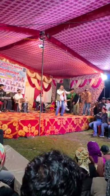 पूर्व विधायक (पुरोला) की धमाकेदार प्रस्तुति वर्तमान विधायक के गृह क्षेत्र में मचाया धूम .......