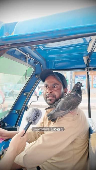 ऑटो वाले भैया की “जानू” से मिले क्या?
#SikarSandesh #Sikar #RajasthanNews #pegion #auto