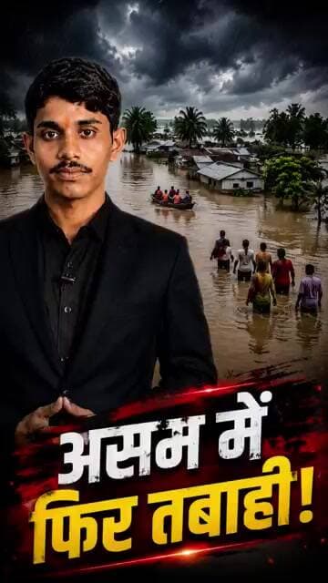 असम में फिर तबाही! 😢 78 मौतें | 3 लाख लोग प्रभावित | आखिर हर साल ऐसा क्यों?