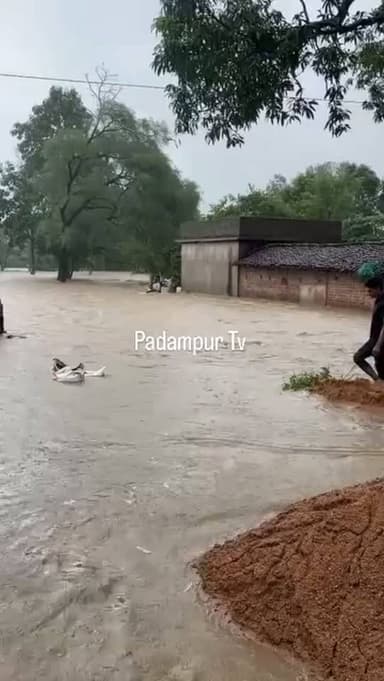 ପ୍ରବଳ ବର୍ଷା ଯୋଗୁଁ ଜଳମଗ୍ନ ହୋଇଥିବା ନୂଆପଡ଼ା ଜିଲ୍ଲା କୋମନା ବ୍ଲକ୍ ବୁଦ୍ଧିକୋମନା ପଞ୍ଚାୟତ ଅନ୍ତର୍ଗତ ଜଳମକଟା ଗାଁର ଅନେକ ପରିବାରକୁ ସୁରକ୍ଷିତ ଭାବେ ଉଦ୍ଧାର କରାଯାଇଛି।
#everyonefollowers
#padampurtv
#viralchallenge
#odisha
#highlightseveryone