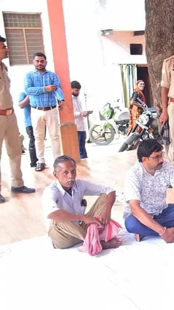 #चण्डौस राजस्व राज्यमंत्री सुरेन्द्र दिलेर ने किया क्षेत्र का दौरा दो स्थानों पर पहुंचकर जताया शोक