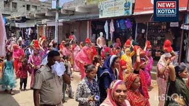 #Udaipur #कोटड़ा भव्य शोभायात्रा निकाल महाराज श्री का चतुर्मास प्रवेश #latestnews #rahasthani #kotda