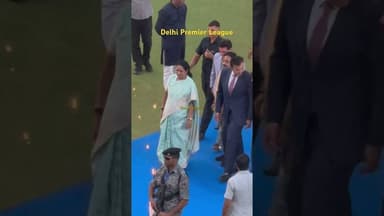 #rekhagupta #delhicm #rekhaguptacm #delhipremierleague #arunjaitleystadium #sports #cricket #news