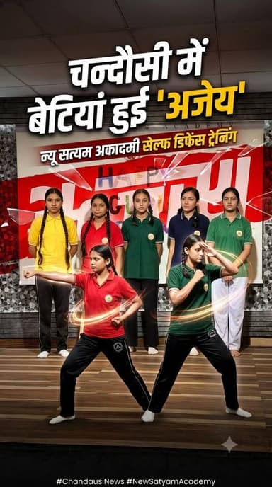 चंदौसी के न्यू सत्यम एकेडमी स्कूल में छात्राओं को सिखाया गया सेल्फ डिफेंस
#viralshorts #viralreels #r20NewsChandausi