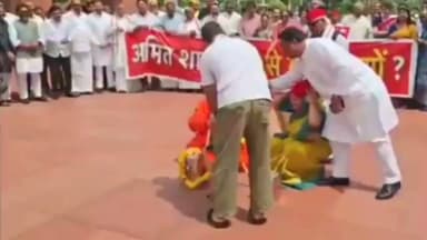 भगवा पहनकर संसद में बैठे पप्पू यादव, दानपेटी लेकर किया अनोखा प्रदर्शन ! #trending #viralvideo #news