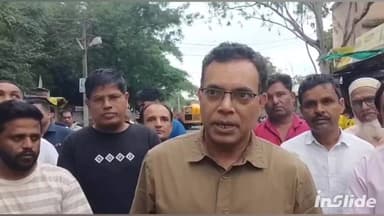 आमला विधायक डॉ. योगेश पंडाग्रे ने किया शहर का पैदल भ्रमण, निर्माण कार्यों का लिया जायजा।