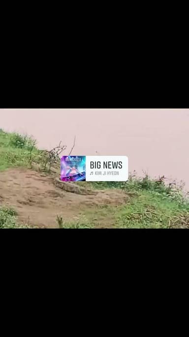 ग्राम कंजिया स्थित लभेर नदी में मगरमच्छों का डेरा, दो सप्ताह से दहशत में ग्रामीण; रेस्क्यू नहीं होने पर उठे सवाल