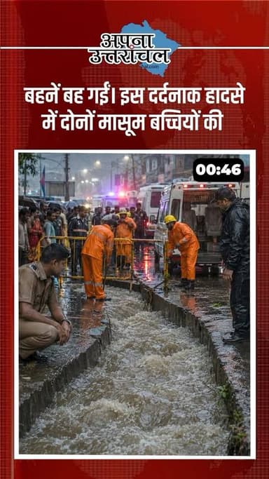 🚨 उत्तराखंड की आज की 4 बड़ी खबरें | Uttarakhand News Today 🚨
आज उत्तराखंड में हुई 4 बड़ी घटनाओं ने पूरे प्रदेश को झकझोर दिया। हरिद्वार में कांवड़ यात्रा के दौरान 4 किशोरों की दर्दनाक मौत, देहरादून में बारिश के बीच दो सगी बहनों के नाले में बहने से निधन, हल्द्वानी में नाबालिग से दुष्कर्म के आरोपियों की 24 घंटे में गिरफ्तारी और हल्द्वानी मेडिकल कॉलेज के 40 डॉक्टरों के लापता होने का मामला चर्चा में है।
👉 उत्तराखंड की हर बड़ी और ताज़ा खबर सबसे पहले पाने के लिए Follow करें।
💬 कमेंट में बताइए:
आप उत्तराखंड के किस शहर से हैं? और आज की कौन-सी खबर ने आपको सबसे ज्यादा प्रभावित किया?
#Uttarakhand #UttarakhandNews #UttarakhandNewsToday #BreakingNews #Haridwar