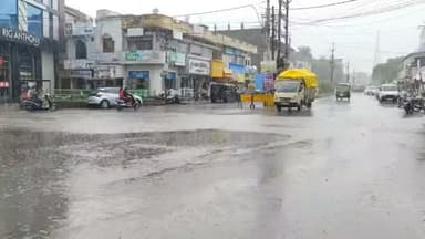 मंदसौर में जोरदार बारिश