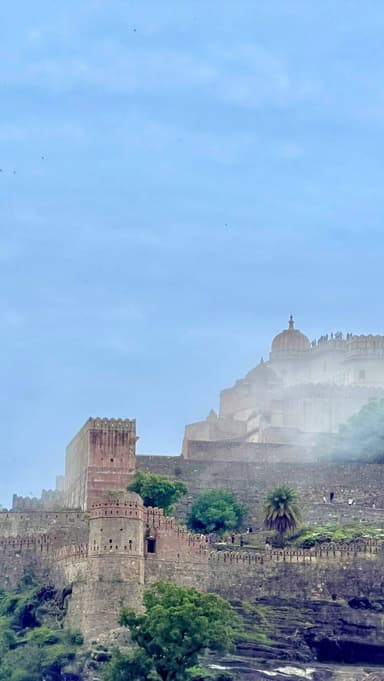 KUMBHALGARH IN MONSOON #kumbhalgarh #monsoonseason☔️