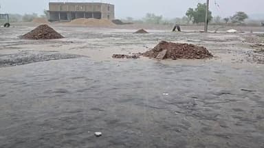 चौहटन में मूसलाधार बारिश...