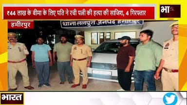 #हमीरपुर में रिश्तों का कत्ल: बीमा क्लेम के लालच में पत्नी को कार से कु_चलकर मार डाला🙏🙏