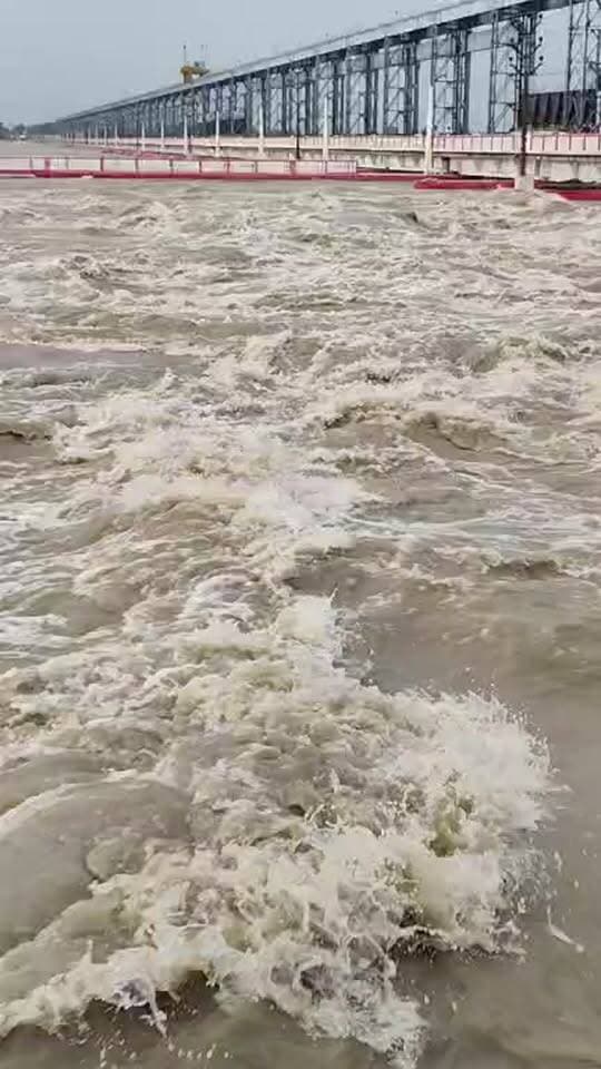 कोसी बराज से लाइव 🚨
#BreakingNews #FloodAlert #highlights #बिहार