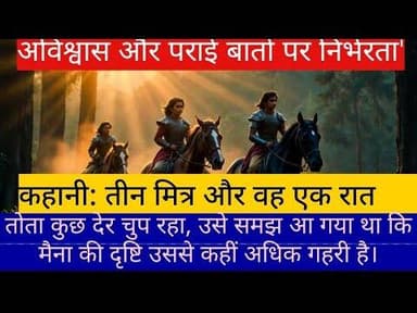 तोता जी, आपने कहानी तो बहुत चतुराई से सुनाई, लेकिन आप भूल गए कि गलती न लड़के की थी और न लड़की की।
