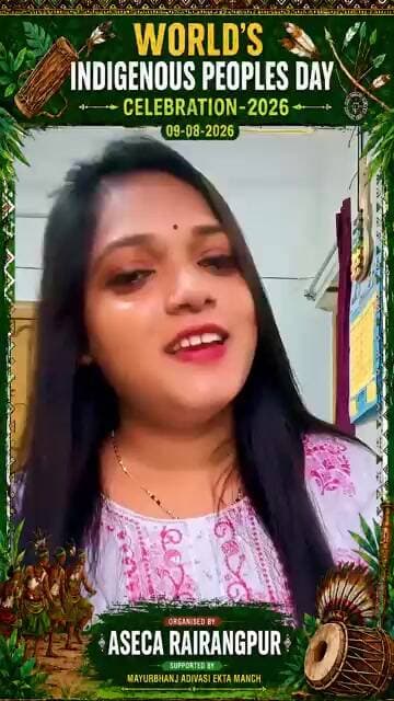 ବିଶ୍ଵ ଆଦିବାସୀ ଦିବସ ପାଳନ ଆସେକା ରାଇରଙ୍ଗପୁର ରେ #news #santali #vairal #viralshort