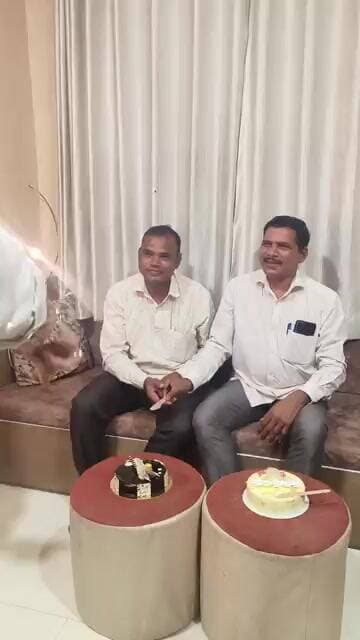 काँग्रेस कार्यकर्ते यशवंत विशे व संतोष मुकणे यांचा वाढदिवस