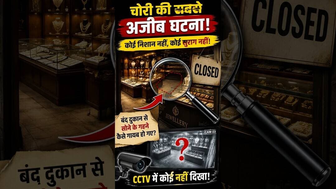 चोरी की सबसे अजीब घटना कोई निशान नहीं कोई सुराग नहीं #shocking #shorts