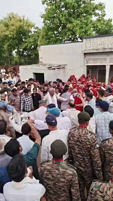 #कोलसिया : सूबेदार राकेश दूत की सड़क हादसे में मौत, तिरंगा यात्रा....live